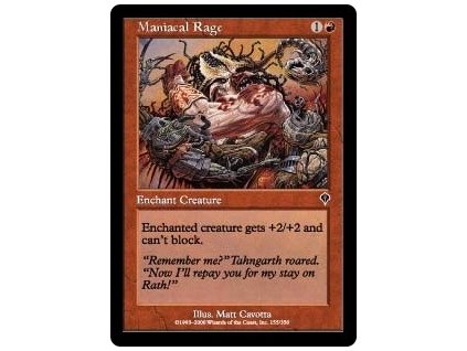 Maniacal Rage (Foil NE, Stav Near Mint)