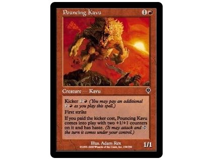 Pouncing Kavu (Foil NE, Stav Near Mint)
