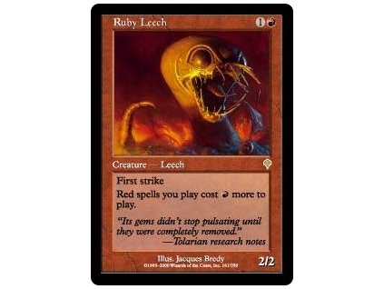 Ruby Leech (Foil NE, Stav Near Mint)