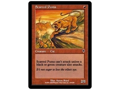 Scarred Puma (Foil NE, Stav Near Mint)