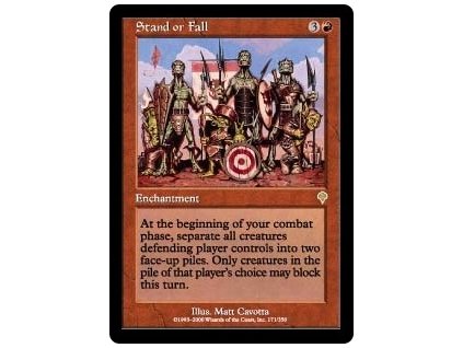 Stand or Fall (Foil NE, Stav Near Mint)