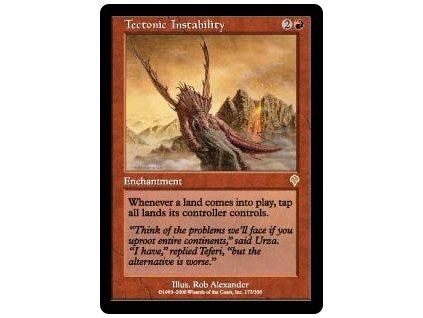 Tectonic Instability