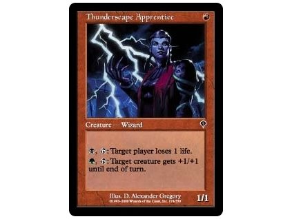 Thunderscape Apprentice (Foil NE, Stav Near Mint)