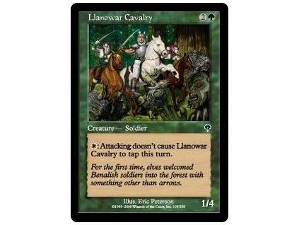 Llanowar Cavalry (Foil NE, Stav Near Mint)