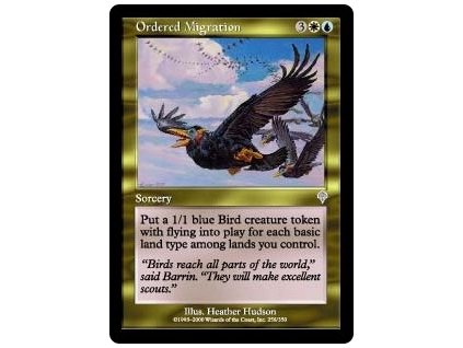 Ordered Migration (Foil NE, Stav Near Mint)