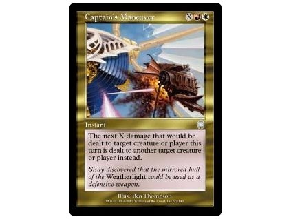 Captain’s Maneuver (Foil NE, Stav Near Mint)