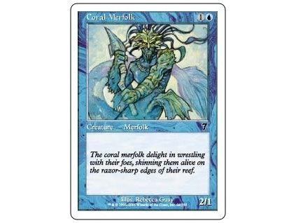 Coral Merfolk (Foil NE, Stav Near Mint)