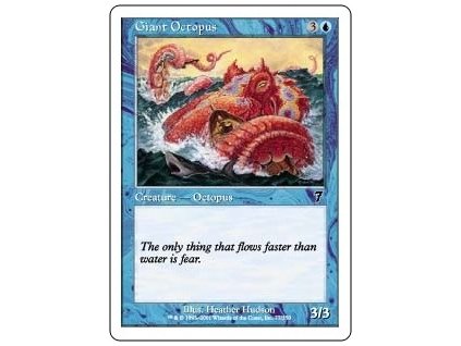 Giant Octopus (Foil NE, Stav Near Mint)