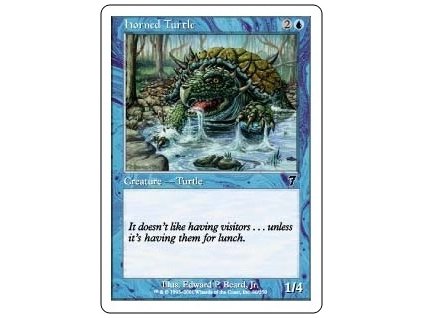 Horned Turtle (Foil NE, Stav Near Mint)