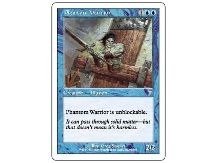 Phantom Warrior (Foil ANO, Stav Near Mint)