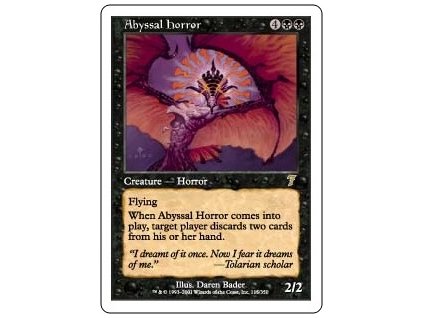 Abyssal Horror (Foil NE, Stav Near Mint)