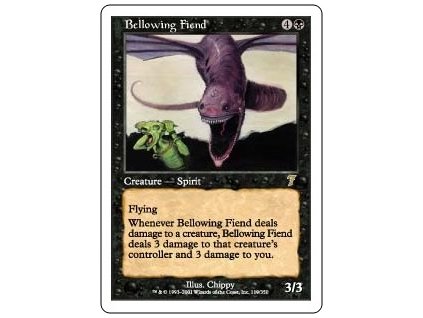 Bellowing Fiend (Foil NE, Stav Near Mint)