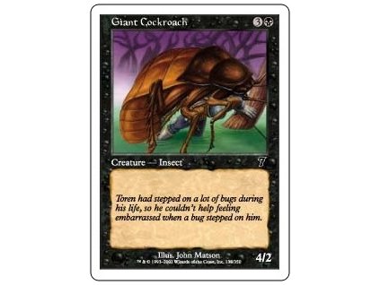 Giant Cockroach (Foil NE, Stav Near Mint)