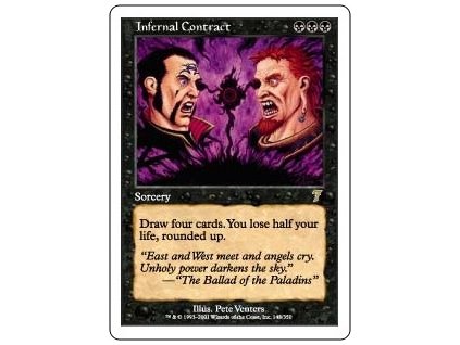 Infernal Contract (Foil NE, Stav Near Mint)