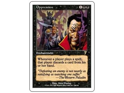 Oppression (Foil NE, Stav Near Mint)