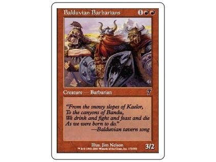 Balduvian Barbarians (Foil NE, Stav Near Mint)
