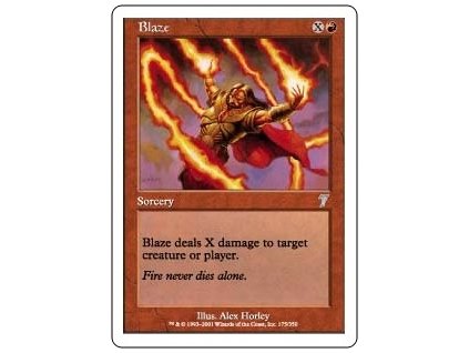 Blaze (Foil NE, Stav Near Mint)
