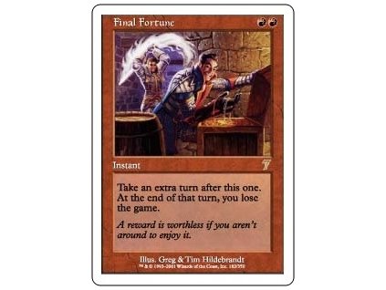 Final Fortune (Foil NE, Stav Near Mint)