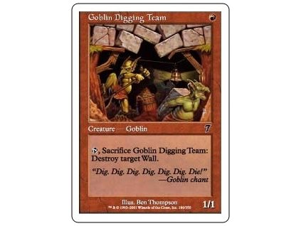 Goblin Digging Team (Foil NE, Stav Near Mint)