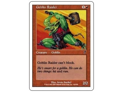 Goblin Raider (Foil NE, Stav Near Mint)