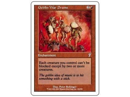 Goblin War Drums (Foil NE, Stav Near Mint)