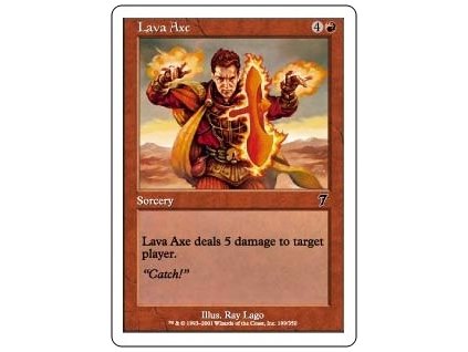 Lava Axe (Foil NE, Stav Near Mint)