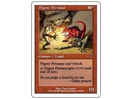 Pygmy Pyrosaur (Foil NE, Stav Near Mint)