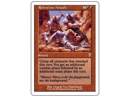 Relentless Assault (Foil NE, Stav Near Mint)