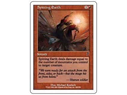 Spitting Earth (Foil NE, Stav Near Mint)