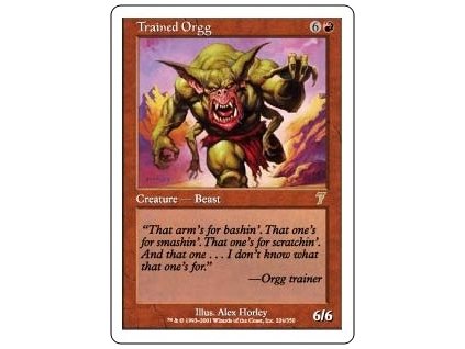 Trained Orgg (Foil NE, Stav Light Played)