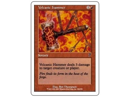 Volcanic Hammer (Foil NE, Stav Near Mint)