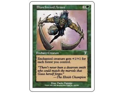 Blanchwood Armor (Foil NE, Stav Near Mint)