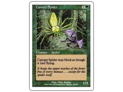 Canopy Spider (Foil NE, Stav Near Mint)