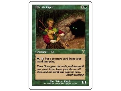 Elvish Piper (Foil NE, Stav Light Played)