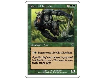Gorilla Chieftain (Foil NE, Stav Near Mint)