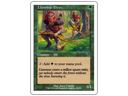 Llanowar Elves (Foil NE, Stav Near Mint)