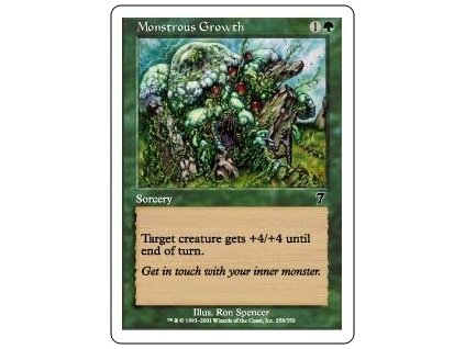 Monstrous Growth (Foil NE, Stav Near Mint)