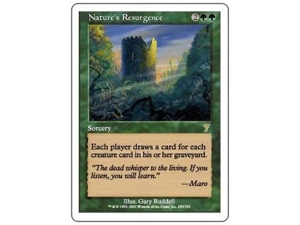 Nature's Resurgence (Foil NE, Stav Near Mint)