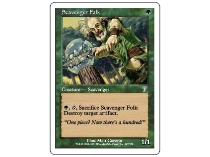 Scavenger Folk (Foil NE, Stav Near Mint)