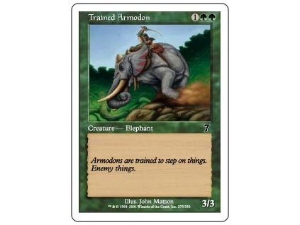 Trained Armodon (Foil NE, Stav Near Mint)