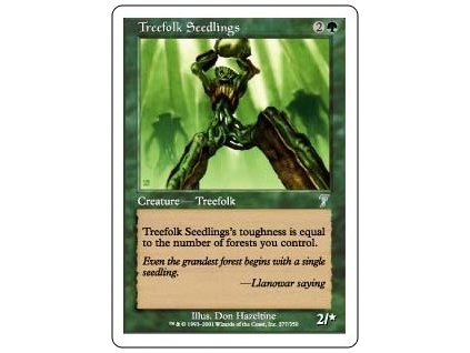 Treefolk Seedlings (Foil NE, Stav Near Mint)