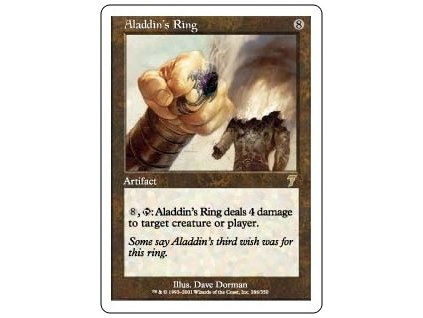 Aladdin's Ring (Foil NE, Stav Near Mint)