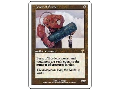Beast of Burden (Foil NE, Stav Light Played)