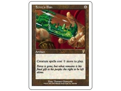 Feroz’s Ban (Foil NE, Stav Near Mint)