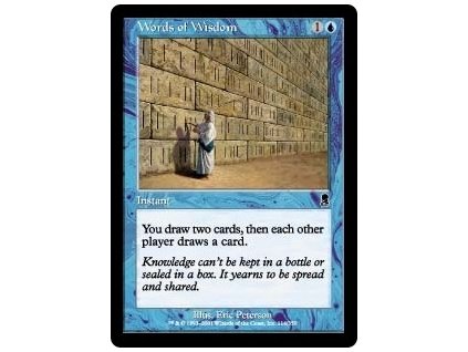 Words of Wisdom (Foil NE, Stav Near Mint)