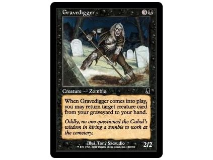 Gravedigger (Foil NE, Stav Near Mint)