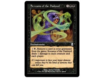 Screams of the Damned (Foil NE, Stav Near Mint)