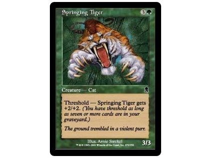 Springing Tiger