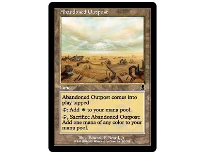 Abandoned Outpost (Foil NE, Stav Near Mint)