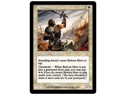 Reborn Hero (Foil ANO, Stav Light Played)